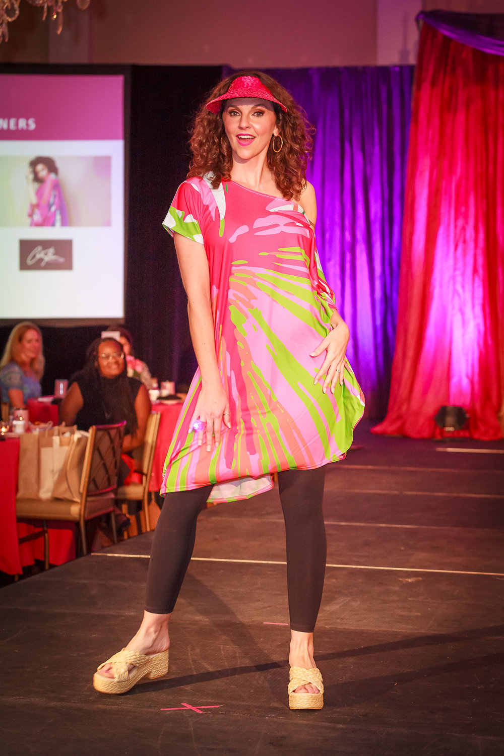The Wine, Women & Shoes event featured a fashion show.